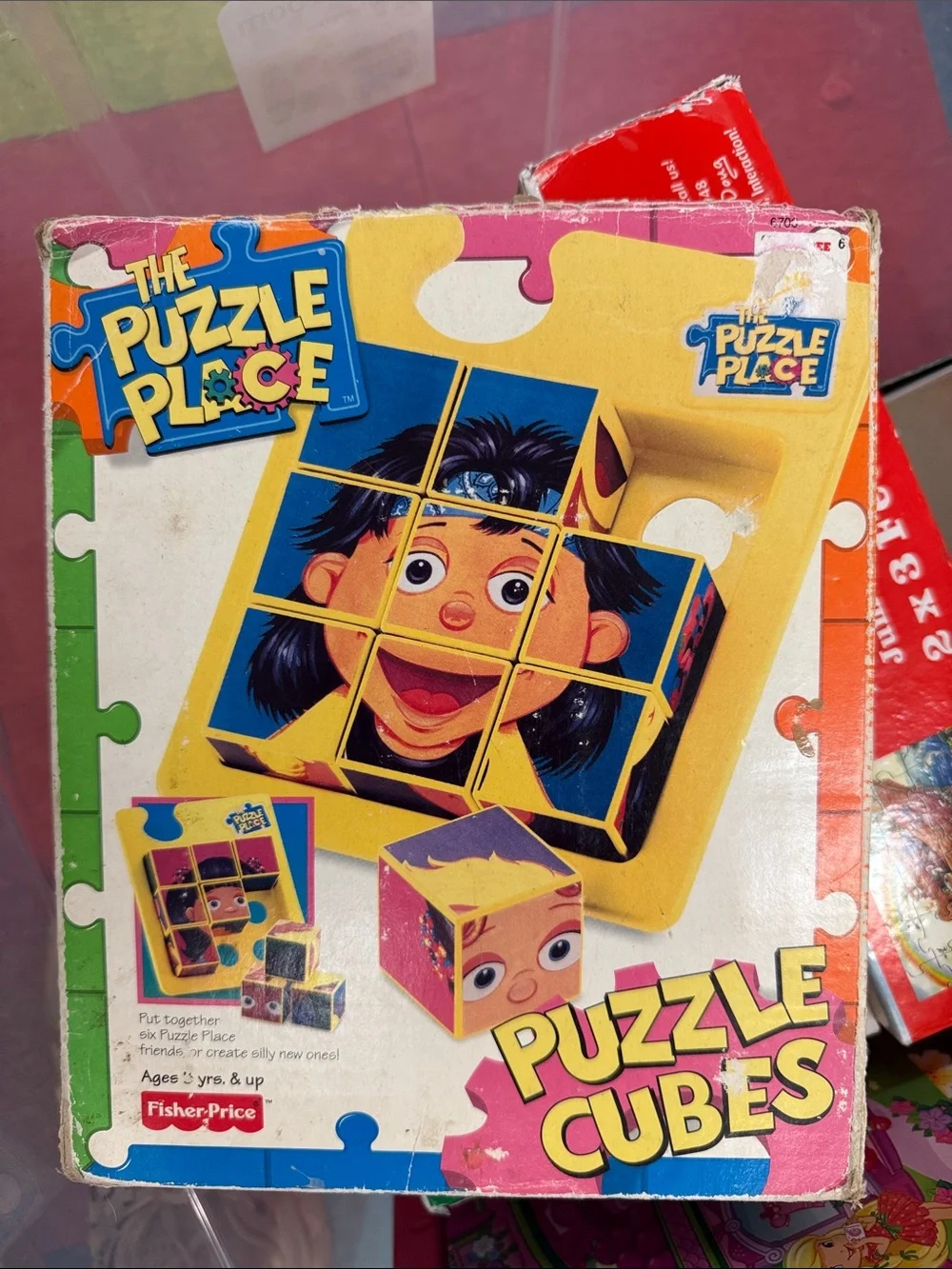 Fisher-Price Puzzle Cubes Toy Set - vintage puzzle